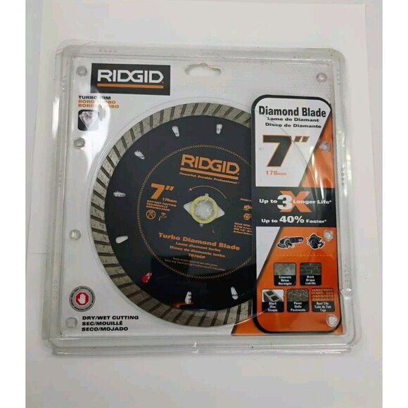 RIDGID Other - RIDGID 7 in. Turbo Diamond Blade HD-TB70CP. Circular Saw Dry/Wet Cutting New